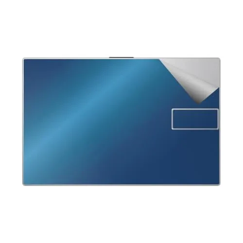 PDA工房 スキンシール Vivobook Go 15 (E1504FA) 対応 【グロス・メタリックブルー】