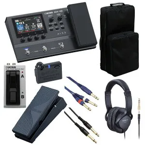 BOSS / GX-10 Guitar Effects Processor ボス GX10 マルチエフェクター[オプションアイテム+リュック式キャリングバッグセット] FS-7 + EV-1-WL + BT-DUAL【PTNB】