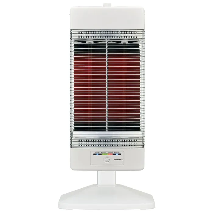 コロナ CH-12RB(W) コアヒート 電気ストーブ 床置型電気暖房 床赤外線 ホワイト 日本製 遠赤外線電機暖房機 防寒 ヒーター (CH-1223R(W)の後継品) CORONA