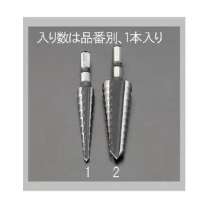 エスコ 4-12mm六角軸ステップドリル EA825GB-1