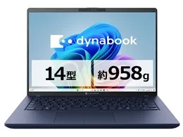 dynabook XP/ZA Core Ultra 7 258V・32GBメモリ・1TB SSD・14型WUXGA・Officeなし 価格.com限定モデル W6XPZA7CAH-K [ダークテックブルー]
