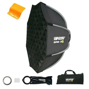 ソフトボックス 八角形 60cm ハニカムメッシュ付きハンドヘルド折りたたみソフトボックス Bowensスタンド対応V850II V850III V 860II-C / N / S / F V860III-C / N / S / F / O TT685II-C / N / F / O TT600 / S AD200proおよ