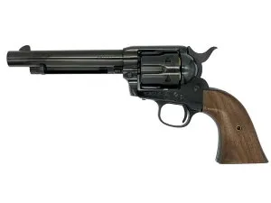 ガスガン マルシン コルト SAA .45 1st Gen. Late アーティラリー Xカートリッジ 木製グリップ仕様 WディープブラックABS 2025年生産モデル