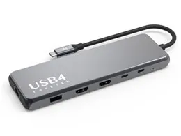 Portable USB4 10-in-1 USB-C Hub HCM010AP2F
