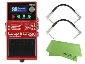 BOSS ボス RC-5 Loop Station + モリダイラパッチケーブル2本 セット［マークス・オリジナルクロス付］