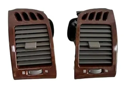 カーエアコン吹き出し口 用 カムリ 2002 2003 2004 2005 エアアウトレット 左ハンドル車用 内装 ACグリルベントカバー(LHD-RHD-wood color)