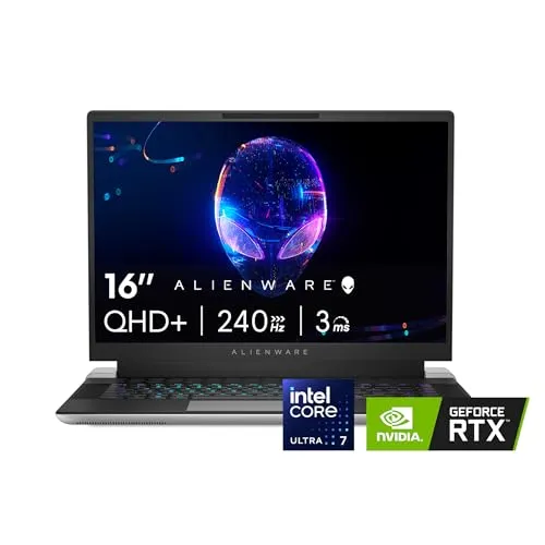 Alienware X16 R2 ゲーミングノートパソコン - 16インチ QHD+ 240Hz 3msディスプレイ、Intel Core Ultra 7-155H、16GB LPDDR5X RAM、1TB SSD、NVIDIA GeForce RTX 4