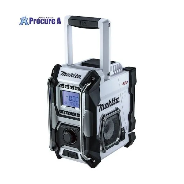 マキタ 充電式ラジオ(白) ■▼416-7185 MR001GZW 1個