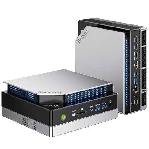 GMKtec EVO-X2 AIミニPC AMD Ryzen AI MAX+ 395（16コア/32スレッド 最大5.1GHz）搭載｜最大126TOPS AI性能｜96GB LPDDR5X 8000MHzメモリ＋2TB SSD（PCIe 4.0）｜Rade