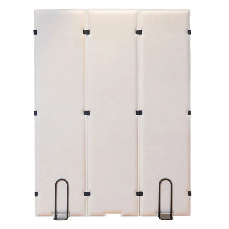 branCom 3連 吸音パーテーション 衝立 幅1350×高さ1800mm 専用スタンド2個セット