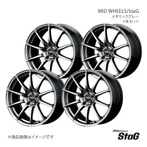 MID WHEELS/StaG GR86 ZN8 アルミホイール4本セット【16×6.5J 5-100 INSET48 MGR】S766665533480A1N×4