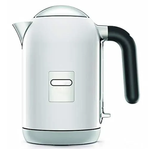 電気ケトル ックス ZJX650J-WH ステンレス 1.0L ワンプッシュオープン 異物混入防止フィルタ 見やすい水量計 簡単お手入れ [クールホワイト] ファミリ
