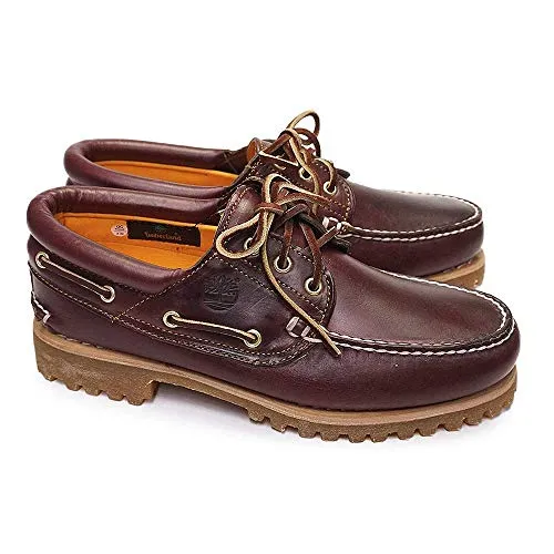 [ティンバーランド] デッキシューズ メンズ モカシン オーセンティクス スリーアイ クラシック ラグ オイルレザー スエード AUTHENTICS 3 EYE Classic Lug 50009（Burgundy） 27.5cm（US9.5）