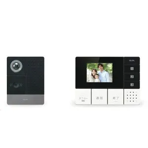エルパ(ELPA)テレビドアホンDECTワイヤレスインターホン配線工事不要自動録画親機1台カメラ子機1台セットDHS-SM2030
