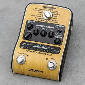 ZOOM AC-2 Acoustic Creator ズーム アコースティックギター用プリアンプ