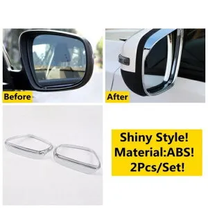 適用: 奇瑞汽車 Tiggo 8 プロ 2021 バックミラー ミラー キャップ レイン アイブロー ハンドル ボウル リア ウインドウ ワイパー カバー キット トリム エクステリア アクセサリー タイプF AL-OO-507