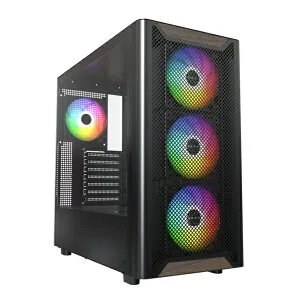 MONTECH｜モンテック PCケース [ATX /Micro ATX /Mini-ITX] XR WOODシリーズ ブラック XR WOOD (B)
