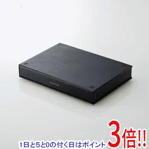 【延長保証対応!!】【1日と5.0のつく日、18日はポイント3倍！】【新品訳あり(箱きず・やぶれ)】 ELECOM TV用2.5インチ外付けハードディスク ELP-PTV040UBK