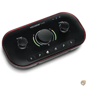 Focusrite Vocaster Two オーディオインターフェイス ポッドキャスト フォーカスライト