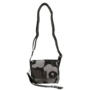 マリメッコ ショルダーバッグ レディース MINI MESSENGER UNIKKO ブラウン marimekko 94808 990 Grey/Dark Grey/Black