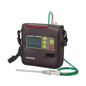 ※法人専用品※新コスモス電機 O2・メタン・H2S用1mガス導入管レザーケース付マルチ型ガス検知器 50X50X84mm XP-302M-R-B-1 1台