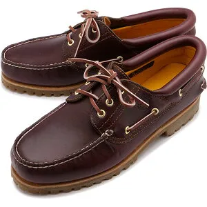 【4/25限定 最大P37倍】ティンバーランド Timberland デッキシューズ オーセンティック 3アイレット クラシック Authentics 3 Eye Classic [50009 SS22] メンズ 3ホール モカシン Burgundy Full Grain バーガンディ
