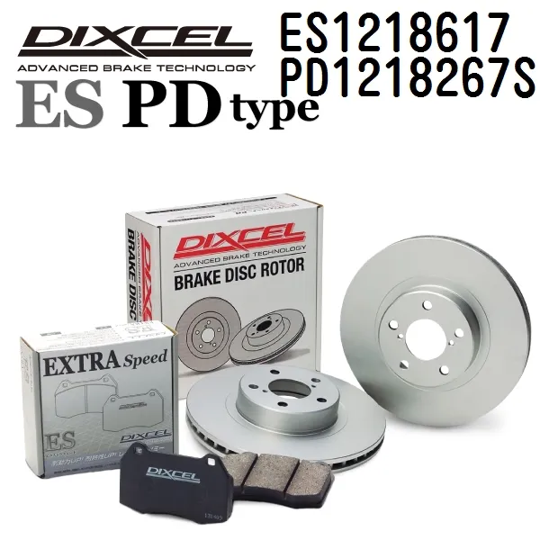 DIXCEL ディクセル ブレーキパッドローターセット ES1218617 PD1218267S ESタイプ フロント Mini CROSSOVER_F60 ミニ