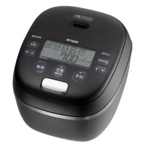 タイガー TIGER 炊飯器 3.5合 炊きたて 圧力IHジャー ご泡火炊き オフブラック JRI-C060KO