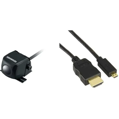 【セット買い】ケンウッド(KENWOOD) リアカメラ CMOS-230 + MDV-M907HDF/M907HDL入力用HDMIケーブル KNA-20HC