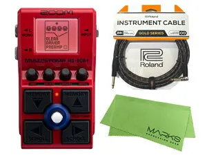 ZOOM ズーム MultiStomp MS-60B+ + Rolandケーブル + マークスクロスセット