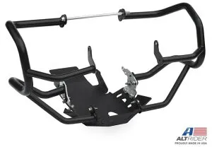 AltRider アルトライダー Crash Bar and Skid Plate System for the BMW R 1250 GS Adventure - Black Bars/Silver | R123-3-1003 エンジンガード フレーム