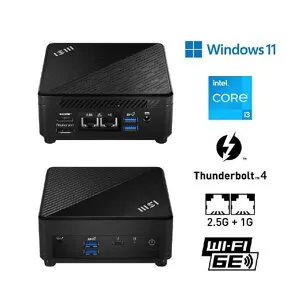 MSI デスクトップミニパソコン オリジナル CUBI-5-12M-470JP ブラック CUBI512M470JP (納期目安1-2週間)