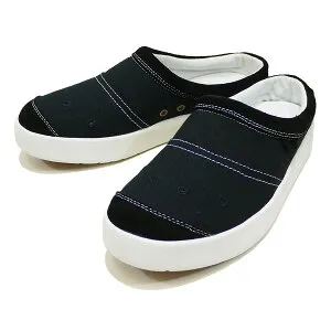 ARETH アース : サンダルスニーカー 靴 SOL BLACK×WHITE STITCH