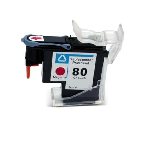 プリントヘッド 80 プリントヘッド C4820A C4821A C4822A C4823A Designjet 1050 1055 1055cm 1050c Plus プリンタと互換性あり BK C M Y(Magenta)
