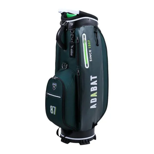 送料無料 2025年モデル ADABAT アダバット メンズ キャディバッグ ABC436 GR グリーン