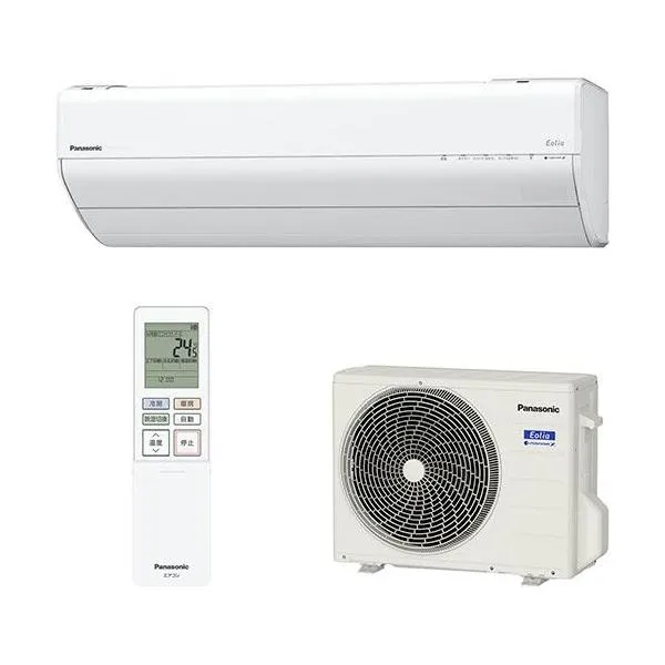 パナソニック(Panasonic) エアコン 8畳用 2.5kW パナソニック Eolia エオリア CS-256DVXY ホワイト 電源100V[配送のみ/設置工事なし]