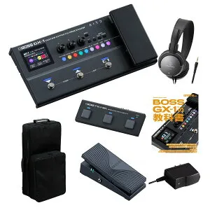 BOSS / GX-1 Guitar Effects Processor ［Bluetoothオールインワンセット］EFXBP-01 ATH-250AV ヘッドフォン どこへでも持ち運びできます！GX-1の教科書でラクラク実践!【YRK】【PTNB】