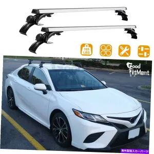 クロスバー 車48 ''トップルーフラッククロスバー荷物キャリアシルバートヨタカローラカムリ Car 48'' Top Roof Rack Cross Bar Luggage Carrier Silver For Toyota Corolla Camry【並行輸入品】