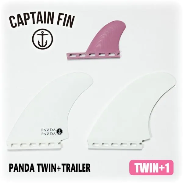 CAPTAIN FIN キャプテンフィン フィン PANDA TWIN+TRAILER 5.58 パンダ ツイン トレーラー シングルタブ ツインフィン 2＋1 フューチャー CFF2412004 日本正規品