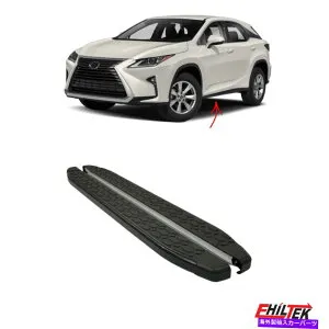 Nerf Bar Lexus RX200Tのランニングボード2018-2022 NERFバーサイドステップALU BLACK 2 PCS Running Boards For Lexus RX200T 2018-2022 Nerf Bars Side Steps Alu Black 2 Pcs【並行輸入品】