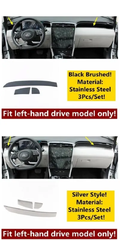 適用: ヒュンダイ/現代/HYUNDAI ツーソン NX4 2021 2022 グローブ ボックス スパンコール セントラル コントロール パネル タイプE・タイプF AL-OO-5093 AL