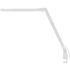 ジェントス DK-R115WH クランプ式LEDデスクライト もっと眼のことを考えたデスクライト ホワイト DKR115WH