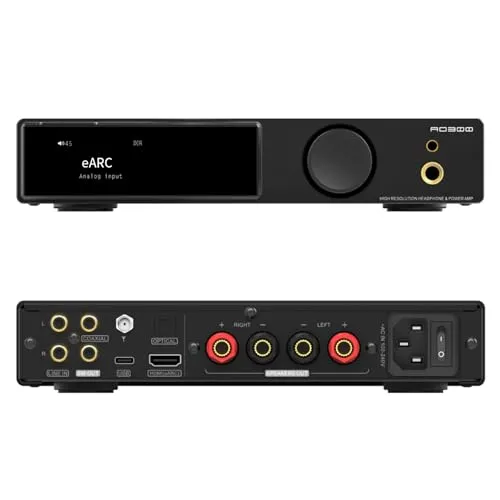 AOSHIDA SMSL AO300 PRO DACアンプ | CS43131 USB/同軸/光/RCA入力対応 MQA DAC | 165W MA5332MS 2.1chステレオアンプ | 4.4mm/6.35mm対応 Hi-Fiヘッドホンアンプ | ク