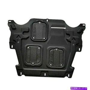 マッドガード ボルボV60 2015-2018 2016 2017のブラックエンジンマッドガードスチールガードプレートカバー Black Engine Mudguard Steel Guard Plate Cover For Volvo V60 2015-2018 2016 2017【並行輸入品】