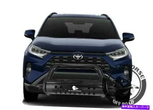 Bull Bar ブラックホースブルバースキッドプレートブラックフィット2019-2022トヨタRAV4 Black Horse Bull Bar Skid Plate Black fit 2019-2022 Toyota Rav4【並行輸入品】
