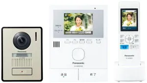 パナソニックワイヤレスモニター付きテレビドアホン30万画素LEDライト搭載どこでもドアホンVL-SWZ200KL