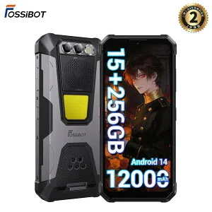 【クーポン利用で26,900円！】Android14 FOSSiBOT F106 Pro SIMフリー スマホ本体 15GB RAM+256GB ROM(512拡張可) 12000mAh大容量 タフネススマホ 6.58インチFHD+大画面 3Wキャンプライト 110dB リアカメラ IP68/69K耐衝
