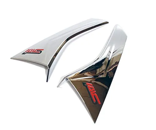 自遊本舗 リアスポイラー ガーニッシュ カバー STI 鏡面メッキ カスタムパーツ リアウイング スバル XV インプレッサスポーツGT用