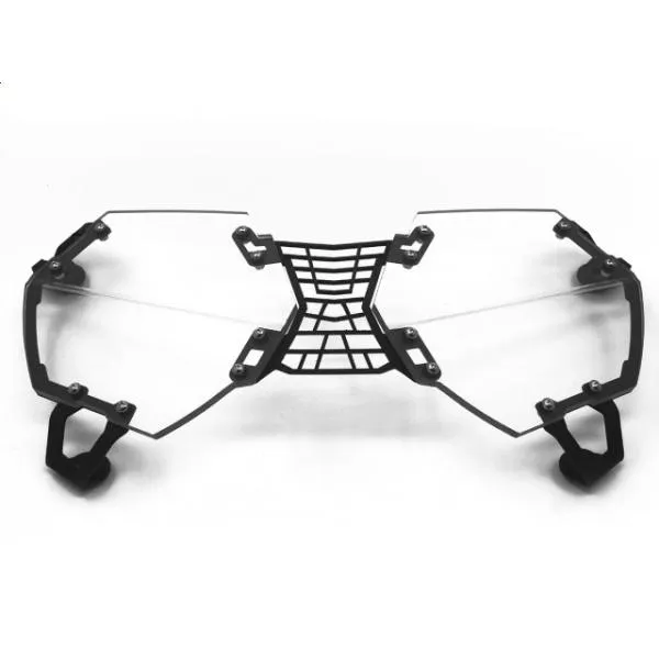 AltRider アルトライダー Clear Headlight Guard カラー：Black Tiger Explorer 1200 XC TRIUMPH トライアンフ ヘッドライトガード 外装