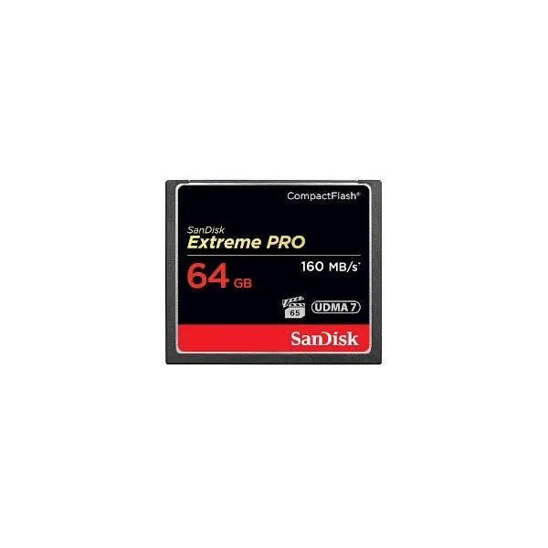 64GB SanDisk/サンディスク コンパクトフラッシュ Extreme Pro 最大160MB/秒 1067倍速 UDMA7対応 海外リテール品 SDCFXPS-064G-X46 ◆メ